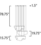 ET2 - Rinkle 50.5" Pendant by ET2 - Image 4