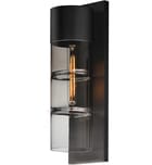 ET2 - E26146-142BK - Smokestack 20" Outdoor Wall Sconce by ET2