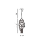 Eurofase - 20408-015 - Cameo 9.75" Pendant by Eurofase - Image 2