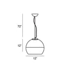Eurofase - 20454-012 - Chromos 12" Pendant by Eurofase - Image 4