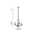 Eurofase - 22805-010 - Pella 19.75" Chandelier by Eurofase - Image 2