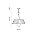Eurofase - 23106-017 - Nero 26.5" Pendant by Eurofase - Image 3