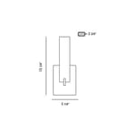 Eurofase - Zuma 13.25" Wall Sconce by Eurofase - Image 2