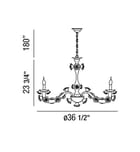 Eurofase - 25573-022 - Martina 36.5" Chandelier by Eurofase - Image 2