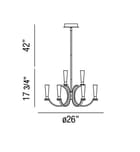 Eurofase - 25634-013 - Cromo 26" Chandelier by Eurofase - Image 3