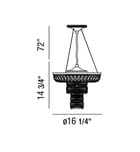 Eurofase - 25649-017 - Rosalia 16.25" Pendant by Eurofase - Image 2