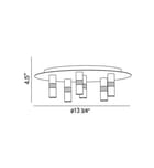 Eurofase - 25675-016 - Cube 13.75" Flush Mount by Eurofase - Image 3