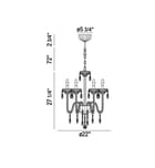Eurofase - 26237-015 - Villa 22" Chandelier by Eurofase - Image 2