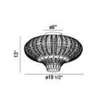 Eurofase - 26328-010 - Monica 19.5" Flush Mount by Eurofase - Image 2