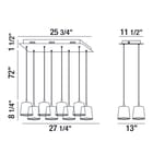 Eurofase - Borto 27.25" Pendant by Eurofase - Image 2