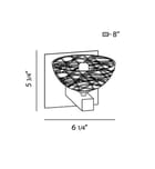 Eurofase - 28199-014 - Caramico 5.75" Wall Sconce by Eurofase - Image 2