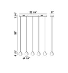 Eurofase - 29044-016 - Lucido 32.25" Pendant by Eurofase - Image 2