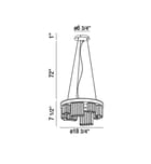 Eurofase - 29078-011 - Lumino 18.75" Chandelier by Eurofase - Image 2