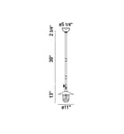 Eurofase - 30033-016 - Zinco 11" Pendant by Eurofase - Image 2