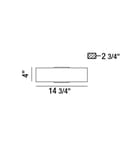 Eurofase - 30143-012 - Expo 4" Wall Sconce by Eurofase - Image 2