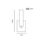 Eurofase - Zuma 13.25" Wall Sconce by Eurofase - Image 2