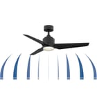 Fanimation - FPD8514BLW-52BNW-12LK - TriAire Custom 52" Ceiling Fan by Fanimation - Image 2