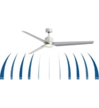 Fanimation - FPD8515BS-72BLW-12LK - TriAire Custom 72" Ceiling Fan by Fanimation - Image 2