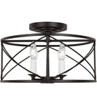 Visual Comfort Studio - Chapman & Myers - Beatrix 15" Semi-Flush by Visual Comfort Studio