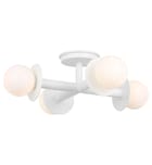 Visual Comfort Studio - KF1034MWT - Nodes 18-inch Semi-Flush Mount by Visual Comfort Studio