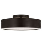 Visual Comfort Studio - Dupont 12-inch Round Semi-Flush Mount by Visual Comfort Studio