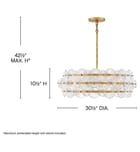 Fredrick Ramond - Rene 30.5" Chandelier by Fredrick Ramond - Image 4