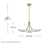 Fredrick Ramond - Glenn 36" Chandelier by Fredrick Ramond - Image 13