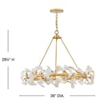Fredrick Ramond - FR41934DG - Audra 36" Chandelier by Fredrick Ramond - Image 15