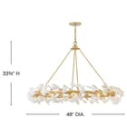 Fredrick Ramond - FR41935DG - Audra 48" Chandelier by Fredrick Ramond - Image 18