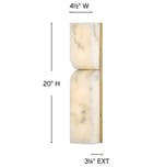 Fredrick Ramond - FR41970LCB - Alune 20" Wall Sconce by Fredrick Ramond - Image 2
