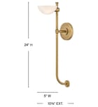 Fredrick Ramond - FR42110HB - Merit 24-Inch Sconce by Fredrick Ramond - Image 2