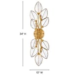 Fredrick Ramond - FR47762DA - Amira 34-Inch Sconce by Fredrick Ramond - Image 5