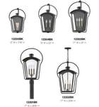 Hinkley Lighting - 13304BK - Yale 22" Outdoor Wall Sconce by Hinkley Lighting - Image 2