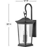 Hinkley Lighting - Bromley 30" Outdoor Wall Sconce by Hinkley Lighting - Image 2