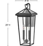 Hinkley Lighting - Alford Place 20" Outdoor Wall Sconce by Hinkley Lighting - Image 2