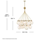 Hinkley Lighting - 30308HBR - Skye 53.25" Pendant by Hinkley Lighting - Image 2