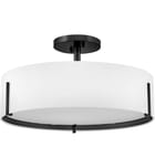 Hinkley Lighting - 47573BK - Halle 19.5" Semi-Flush Mount by Hinkley Lighting - Image 3