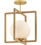 Hinkley Lighting - Keona 16.25-Inch Semi-Flush Mount by Hinkley Lighting