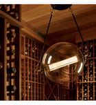 Hubbardton Forge - Otto Brass with Black Sphere Pendant by Hubbardton Forge - Image 3