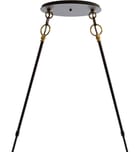 Hubbardton Forge - Otto Brass with Black Sphere Pendant by Hubbardton Forge - Image 4