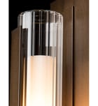 Hubbardton Forge - Vertical Bar Fluted Glass Small Outdoor Wall Sconce by Hubbardton Forge - Image 5