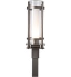 Hubbardton Forge - Banded Seeded Glass Outdoor Post Light by Hubbardton Forge - Image 3