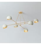 Hudson Valley - 3106-VGL/LWP - Turner 60" Chandelier by Hudson Valley