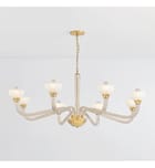 Hudson Valley - 3308-AGB - St. Lawrence 61.75" Chandelier by Hudson Valley - Image 2