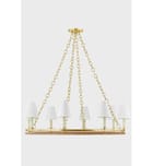 Hudson Valley - 4408-AGB - Swanton 43" Chandelier by Hudson Valley - Image 2