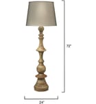 Jamie Young - 1BUDA-FLWD - Budapest 72" Floor Lamp by Jamie Young - Image 4