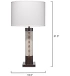 Jamie Young - 1SHER-TLWH - Sheridan 31.5" Table Lamp by Jamie Young - Image 4