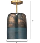 Jamie Young - 5VAPO-FMAQ - Vapor 8" Semi-Flush Mount by Jamie Young - Image 4