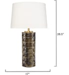 Jamie Young - 9WRIGHTTLES - Wright 28.5" Table Lamp by Jamie Young - Image 3