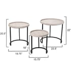 Lifestyle by JY - Maddox 23.5" Side Table by Lifestyle by JY - Image 6